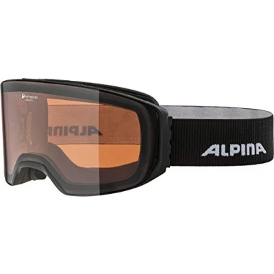 Image of ALPINA Unisex Adult, ARRIS QH ski goggles, black matt, One Size
