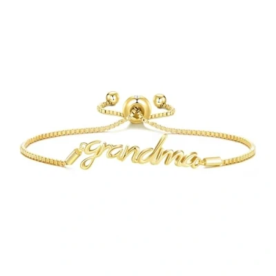 Image of Philip Jones Gold Plated Grandma Bracelet Created with Zircondia® Crystals