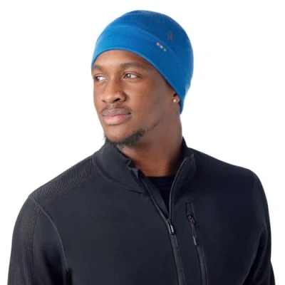 Image of Smartwool Thermal Merino Reversible Cuffed Beanie, TWILIGHT BLUE HEATHER, One Size