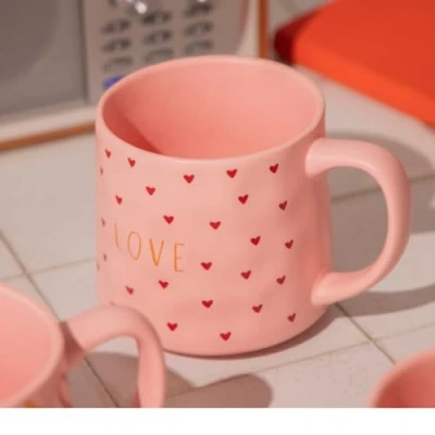 Image of Valentine’s Mug with Cute Heart Ceramic 540ml