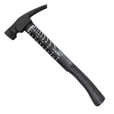 Image of Boss Hammer BH18STPFM 18 oz. Fiberglass Handle Milled Face Steel Hybrid