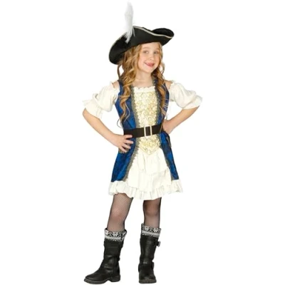 Image of FIESTAS GUIRCA Pirate Fancy Dress Costume Child Girl Size 10 12 Years