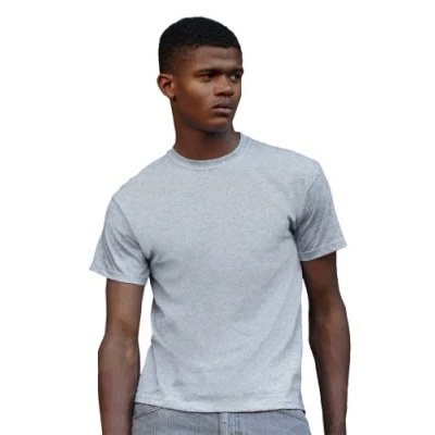 Image of Fruit of the Loom Men&#039;s Original T. T Shirt, Heather Grey, XX Large