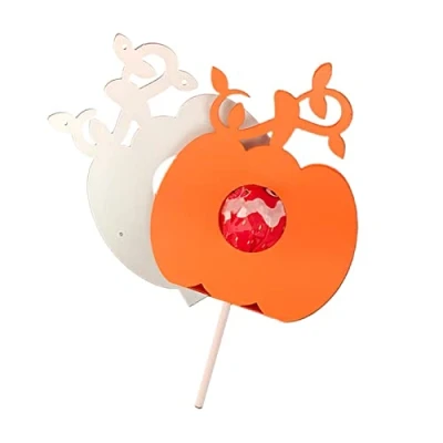 Image of Halloween Pumpkin Lollipop Holder Metal Cutting Dies DIY Card Punch Template Stencils Die Cuts for Embossing Scrapbooking