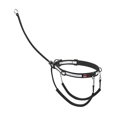 Image of Mikki Dog, Puppy Anti Pull Harness Halter No More Pulling, Tugging or Choking Fit all Lead XLarge,Black