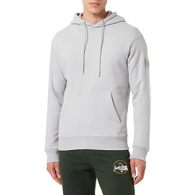 Image of JACK &amp; JONES Men&#039;s Jcoclassic Twill Sweat Hood Noos Sweatshirt, High Rise, XL