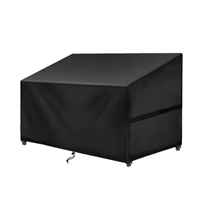 Image of SIRUITON 163x66x63/89cm 3 Seat Garden Bench Cover 420D Waterproof Oxford Fabric Rip Proof, UV &amp; Water Resistant 36 Month Warranty