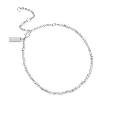 Image of ChloBo Silver Cute Beaded Anklet