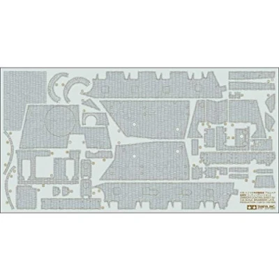 Image of TAMIYA 12673 1:35 Zimmerit Decor Sd.KFz.166 Buzzer Bear, Model Building, Crafts, Hobby, Glue, Accessories, Replacement Part