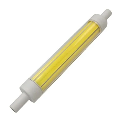 Image of Aoxdi 1X Dimmable R7S 118mm LED Bulb 10W, Cool White, COB Light, Lamp 118mm, AC220 240V