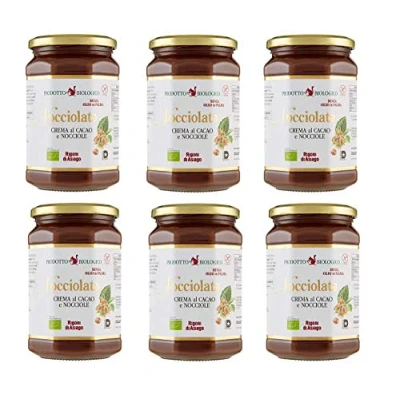 Image of Rigoni 6x di Asiago BIO Chocolate &amp; Hazelnut Spread 270g No Palm Oil!