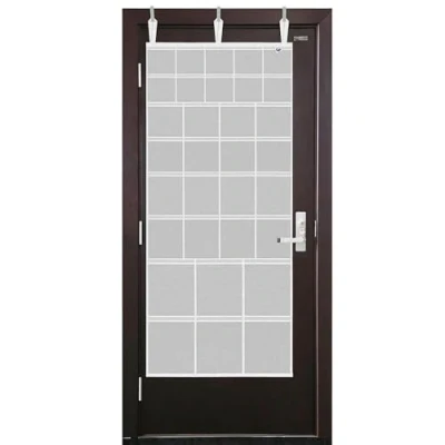 Image of Cruise On Large Mesh Over Door Hanging Organizer 34 Pockets White Cabin Organization Shoe Holder &amp; Essentials Storage (24&quot;x60&quot;)