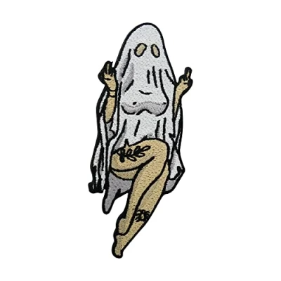 Image of Iron on Patch Sexy Ghost Halloween Patches, Embroidery Patch, ironable Vampire Badges Finally Home