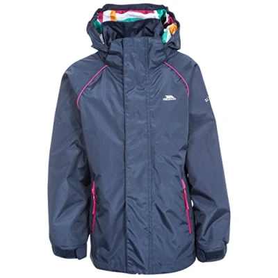 Image of Trespass Kids&#039; Lunaria Waterproof Rain/outdoor Jacket, Navy, Age 2/3