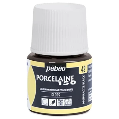 Image of Pebeo Paint, Anthracite Black, 45 ml (Pack of 1)