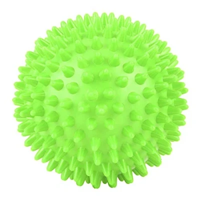 Image of Massage Ball, Durable Plastic Roller Body Spiky Balls Fitness Finger Relax Tool for You to and your Muscle(Green 9cm)