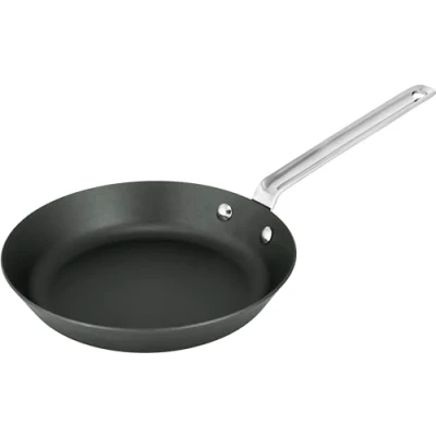 Image of Scanpan Black Iron Frying Pan 22 cm Premium Carbon Steel High Temperature Resistance Multifunctional with Ergonomic Handle Oven Safe
