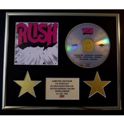 Image of RUSH/CD DISPLAY/LIMITED EDITION/COA/RUSH