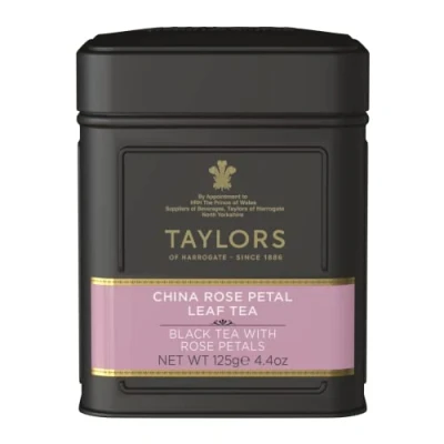 Image of Taylors of Harrogate China Rose petal Loose Leaf Tea 125g (1 x Caddy)