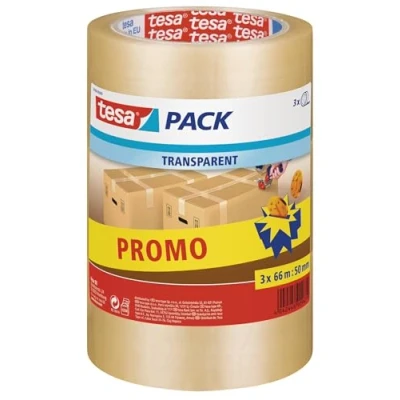 Image of tesapack Standard transparant 3 x 66m:50mm