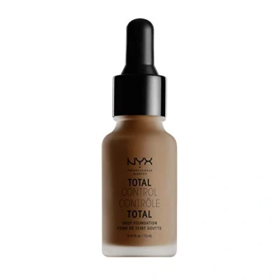 Image of NYX Professional Makeup Total Control Drop Foundation, Precise Dosage, Buildable Coverage, Long Lasting, Vegan Formula, Matte Finish, Shade: Cocoa