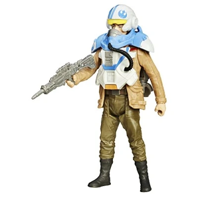 Image of Star Wars The Force Awakens 3.75 Inch Space Mission Armor Poe Dameron Pilot Figure