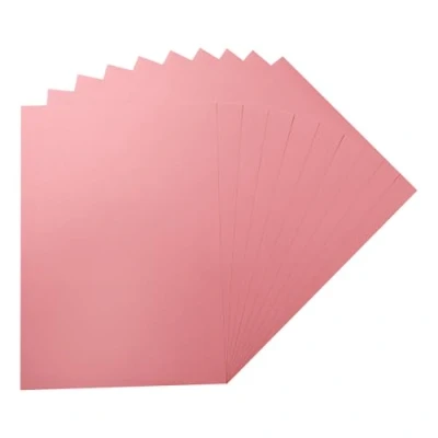 Image of Pack of 100 A5 Fluorescent Pink Coloured Paper 75gsm Sheets