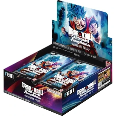 Image of Bandai Dragon Ball Super CG: Fusion World 01 (FB01) Trading Card Display Ages 6+ 2 Players 30 Minutes Playing Time
