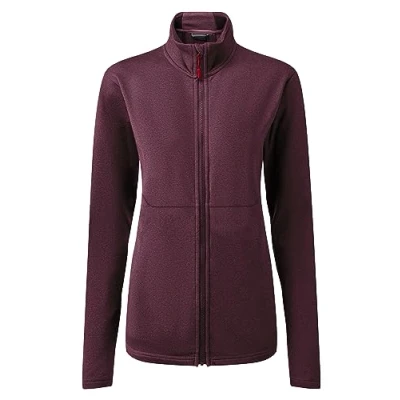 Image of Rab Women’s Geon Jacket Fleece Full Zip for Skiing, Trekking, &amp; Casual Use Deep Heather 16