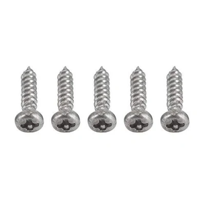 Image of 50pcs Screws for Guitar,Chrome Mounting Guitar Machine Heads Tuning Pegs Tuners(Silver)