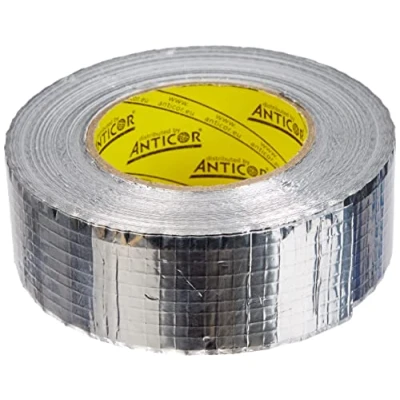 Image of Anticor Aluminium Adhesive Tape Net Reinforced, 48 mm x 50 m, for Ventilation and Air Conditioning Systems
