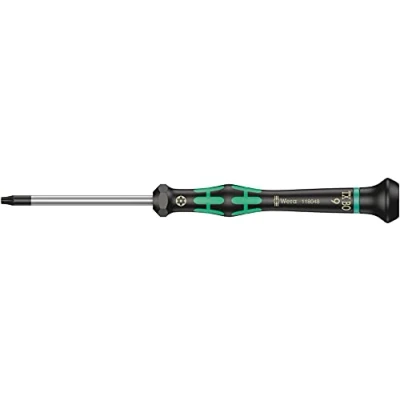 Image of Wera 05118048001 TX9 x 60 mm 2067 BO Screwdriver for Tamper Proof Silver