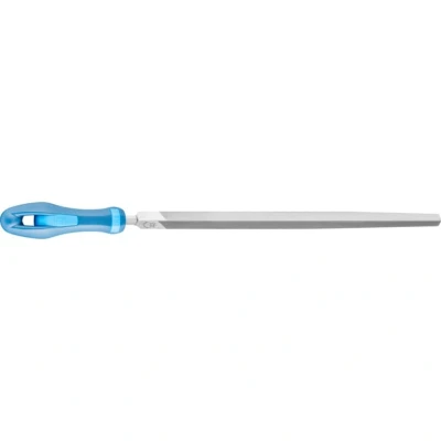 Image of Pferd 11211207 Machinist&#039;s File Three Square NSB 200mm Type of Cut 2, Silver/Blue, 200 mm