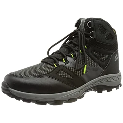 Image of Jack Wolfskin Men&#039;s Downhill Texapore Mid M Outdoor Shoes, Black grey , 9.5 UK (44 EU)