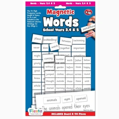 Image of Fiesta Crafts Magnetic Words School Years 3 &amp; 4