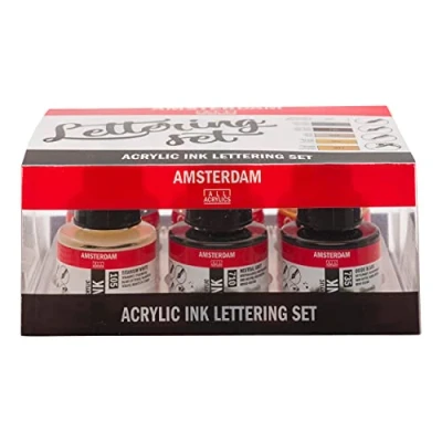 Image of Amsterdam Acrylic Ink Lettering Set 6 x 30 ml (17209003)