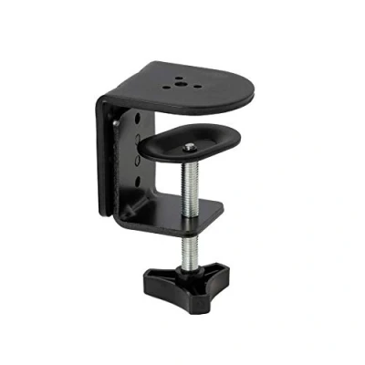 Image of VIVO Black Heavy Duty Desk Clamp for Monitor Mount Stands, Sturdy 4 Inch C clamp, PT SD CP01A