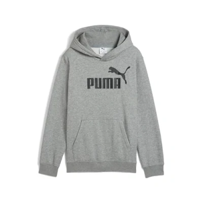 Image of Puma LOGO Hoodie Unisex for kids, Size: 16y (15 16y), Medium gray heather