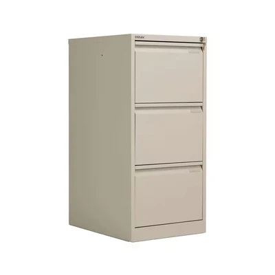 Image of 3 drw filing cab goose grey BY00526 Bisley