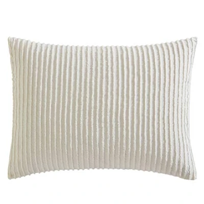 Image of Beatrice Home Fashions Chenille Bedspread, Cotton, Ivory, 20&quot; x 26&quot;