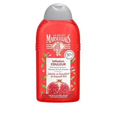Image of Le Petit Marseillais Sublime Colour Shampoo with Organic Pomegranate Pulp 250ml