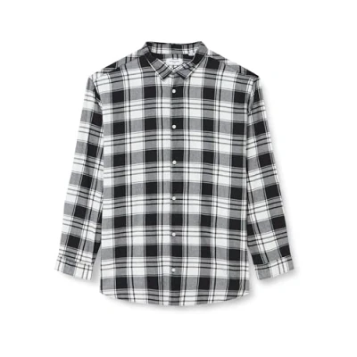 Image of JACK &amp; JONES Men&#039;s Jorjoshua Check Shirt Ls Pls Casual, Cloud Dancer, 5XL