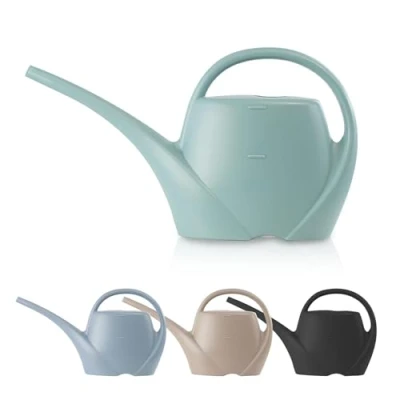Image of GEEZY Long Spout Watering Can 1.7L Lightweight &amp; Easy to Use, Durable Plastic, Open Top for Filling, Balanced Design Indoor Plants Outdoor Garden