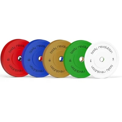 Image of Body Revolution Olympic Bumper Plates (Colour)