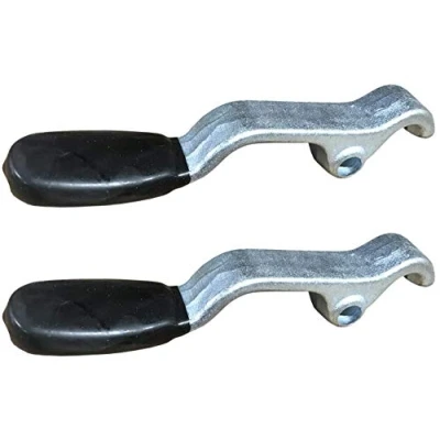 Image of x2 Horse Trailer Ramp Handles, Fits Ifor Williams Trailers, Cast, Fastener Closure