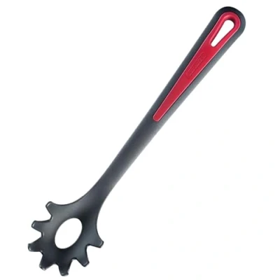 Image of Westmark Spaghetti Server/Pasta Spoon, Length: 30.5 cm, Gallant, Black/Red, 29602270