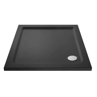 Image of 900mm Premium Square Shower Tray Slate Grey