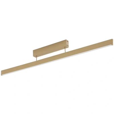 Image of Lucande Smart LED ceiling light Mylosh, gold, CCT, Tuya