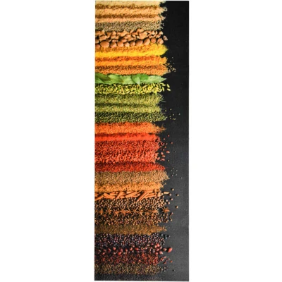 Image of vidaXL Kitchen Floor Mat Washable Spice 45x150 cm