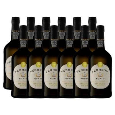 Image of Ferreira Dry White Branco Seco Port Wine 750ml Case of 6 bottles